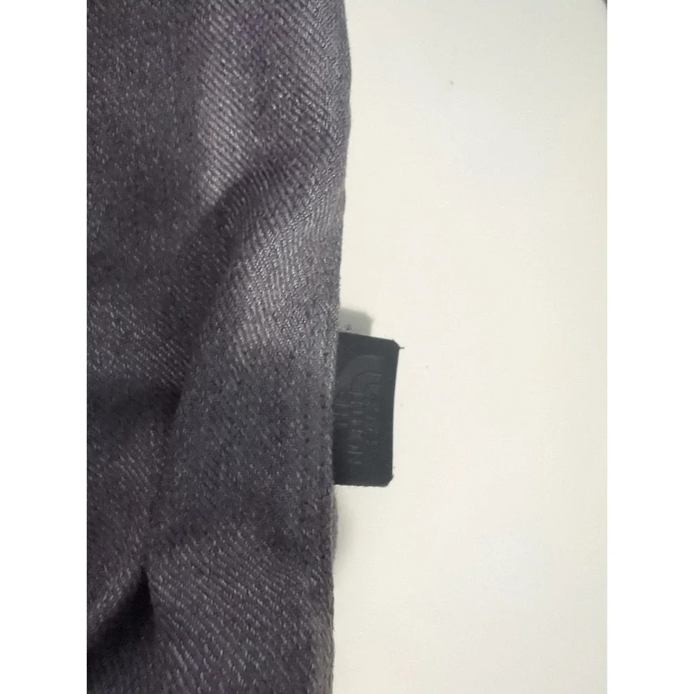 The North Face Thermo Core Shirt Twill Gray M Outdoor Casual Long Sleeve Pocket